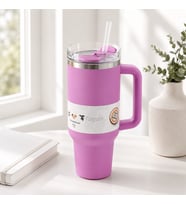 MiniQup Sipstraw 900 ML Pipetli Paslanmaz Çelik Termos