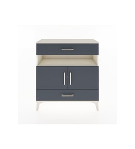 Arges Şifonyer 3 Raflı 2 Çekmeceli 2 Kapaklı 88x30x96 Aytaşı-Antrasit