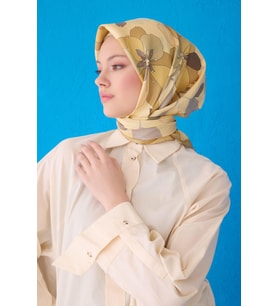 Belli %100 Twill İpek Eşarp 4100D 34
