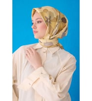 Belli %100 Twill İpek Eşarp 4100D 34