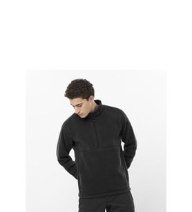 Salomon C22838 Chroma Fleece Pullov Hz Erkek Polar - Siyah
