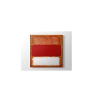 Mark Rothko - Light Cloud - Dark Cloud Tablo - 106231 - 35x35 Cm
