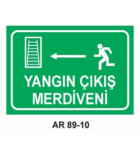 İŞ GÜVENLİĞİ UYARI LEVHASI 1 ADET PVC 21 X 29CM