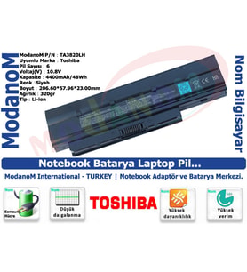 Toshiba Mini NB505-165M Batarya Laptop Pil