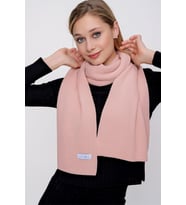 Chuba Kadın Selanik Triko Atkı Pudra 22WK271