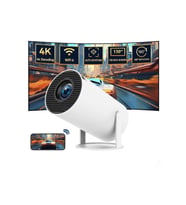 Taşınabilir 1080P Akıllı Projektör, Android 11, WiFi ve Bluetooth ile Bağlantı