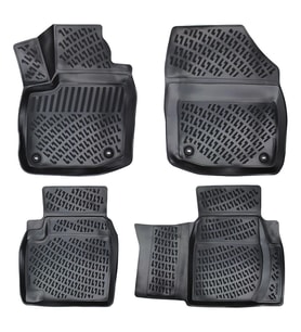 Rizline 3D Oto Paspas Siyah Renk Honda Civic HatchBack 2012 - 2016 ile uyumlu