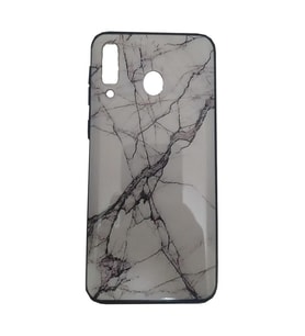 Sepetegelsin Samsung Galaxy A30 Mermer Desenli Arka Kılıf (Altın / Dore)