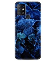INFINIX Hot 8 9 10 11S Hot 10 Play 10T Kılıf Desemli Silikon Blue Foid 1628