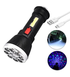 Ayt Powermaster CL-W09 Ledli Mini Disko Toplu Şarjlı El Feneri Işıldak Aydınlatma
