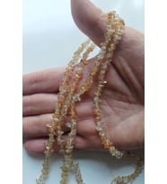 Doğal Sitrin İnce Kırıktaş Dizi-90 cm