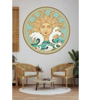 Velaris Boho Bohem Renkli Duvar Sticker