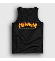 Presmono Unisex Siyah Thrasher K-Pop Stray Kids Atlet 414058tt