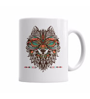Lobo Tribal Kupa Bardak Porselen