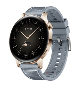 Sneezy Samsung Galaxy Watch Active Active 2 44mm-40mm 20mm Dikiş Desenli Dokuma Silikon Kordon (Gri)
