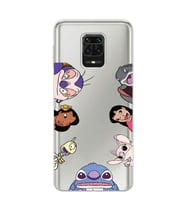 Redmi Note 9 Pro / 9s Uyumlu Stitch Tüm Karakterler Tasarımlı Şeffaf Telefon Kılıfı