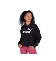 Puma Ess Cropped Logo Hoodie - Siyah Sweatshirt - 586870 01