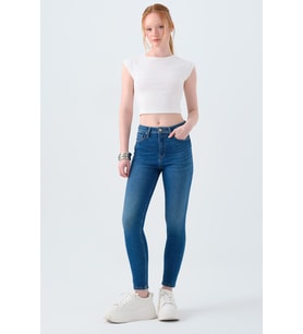Loft Natalie Minael Mid Kadın Pantolon (Mavi)