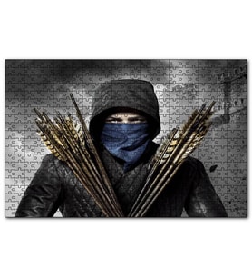 Cakapuzzle  Robin Hood Taron Eggerton  Puzzle Yapboz MDF (Ahşap) (120 Parça)