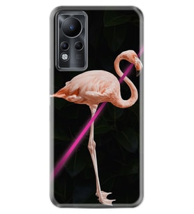 INFINIX Note 11 Pro Note 10 Hot 9 Play Kılıf Desemli Silikon Line Filamingo 1776