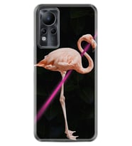 INFINIX Note 11 Pro Note 10 Hot 9 Play Kılıf Desemli Silikon Line Filamingo 1776