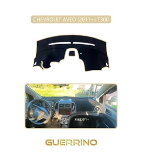 CHEVROLET AVEO 2011+ T300TORPİDO KORUMA HALISI BEJ KENAR