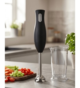 El Blenderı Paslanmaz Çelik Metal Ayaklı Ergonomik Tasarımlı Mutfak Blender
