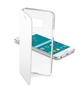 Cellular Line Galaxy S6 ile Uyumlu Clear Book Kılıf Beyaz CLEARBOOKGALS6W