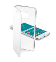 Cellular Line Galaxy S6 ile Uyumlu Clear Book Kılıf Beyaz CLEARBOOKGALS6W