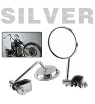 Chopper Cafe Racer Direksiyon Ayna Seti Krom
