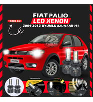 Fiat Palio 2004-2012 Uzun Far Uyumlu Şimşek Etkili Led Xenon Premium Series H1