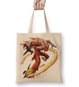 Realistic Blaziken Bez Çanta Uzun Saplı