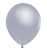 BALON METALİK DÜZ 10 İNC GÜMÜŞ PK:100 KL:70-