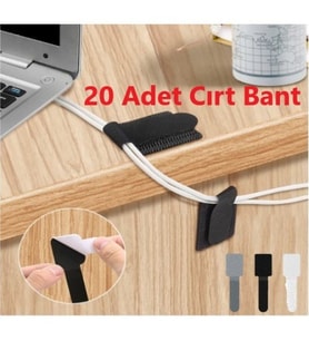 20 Adet Kendinden Yapışkanlı Cırt Cırtlı Bant (5343)