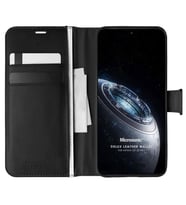 Microsonic Infinix GT 20 Pro Kılıf Delux Leather Wallet Siyah (Siyah)