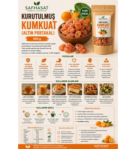 Safhasat Kurutulmuş Kumkuat (Altın Portakal) 500 g