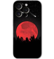 İphone 15 Pro Kılıf HD Desen Baskılı Kılıf - Kanlı Ay