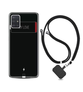 Samsung a71 A72 A73 A7 A9 2018 C7 C9 Kılıf Boyun Askılı Silikon My Love 1402