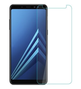 Samsung Galaxy A8 2018 Uyumlu Ekran Koruyucu Screen Protector Tempered Glass Kristal Netliğinde %100 HD Görüntü, Yüksek Kalite Kırılmaz Temperli Cam (Şeffaf)