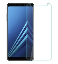 Samsung Galaxy A8 2018 Uyumlu Ekran Koruyucu Screen Protector Tempered Glass Kristal Netliğinde %100 HD Görüntü, Yüksek Kalite Kırılmaz Temperli Cam (Şeffaf)
