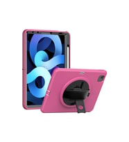 Apple İpad 2022 10.9 (10.nesil) Kılıf Hand Strap Tablet Kılıfı - Pembe