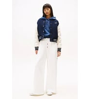 Tommy Hilfiger TJW RWB GRAPHIC TERRY SWEAT PANT Kadın Beyaz Eşofman Altı DW0DW20560YAD