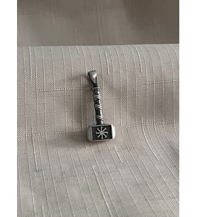 ÇEKİÇ 925 AYAR GÜMÜŞ ERKEK KOLYE UCU