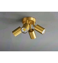MYLİGHTS MAT ALTIN KAPLAMA  BOYA DEĞİL 4LÜ LED AVİZE LED SPOT GÜN IŞIĞI AMPULÜ HAREKETLİ 