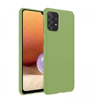 Samsung Galaxy A73 İnce Mat Silikon Kılıf Yeşil