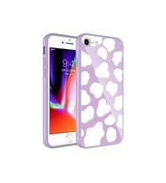 Apple iPhone SE 2022 Uyumlu Kılıf Kamera Korumalı Desenli Sert Silikon Zore Epoksi Kapak (Model 6)