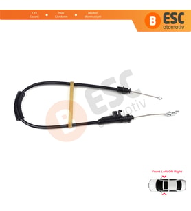 VW Passat B6 B7 2005-2015 CC 3C8837017A için Ön Sağ veya Sol Dış Kapı Kilidi Açma Teli