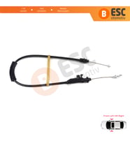 VW Passat B6 B7 2005-2015 CC 3C8837017A için Ön Sağ veya Sol Dış Kapı Kilidi Açma Teli