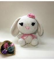 Amigurumi Sevimli Tavşan Sağlıklı Oyuncak El Örgüsü