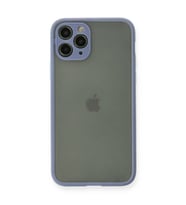 Apple iPhone 11 Pro Kılıf Montreal Silikon Kapak - Gri